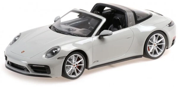 MINICHAMPS PORSCHE 911 992 TARGA 4 GTS SPIDER 2021 Gray 1/18 Scale New ...