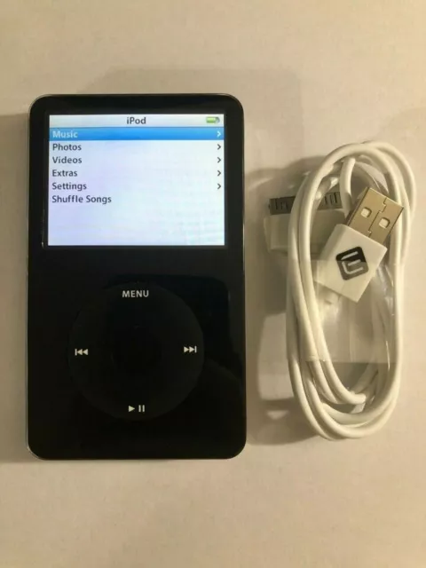 Apple ipod classic video 5th gen 30GB 60GB 80GB (Black/white) new battery -great