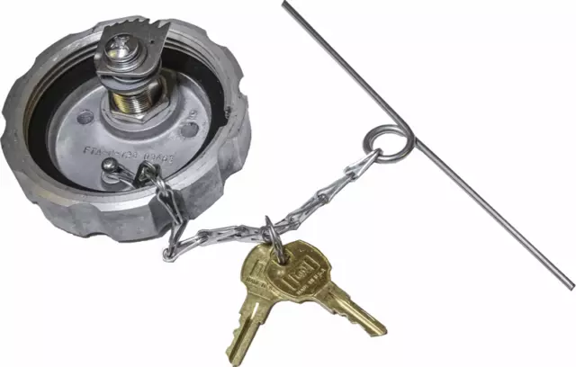 2- Volvo VN & VNL Models Locking Fuel Cap, 3" For Volvo, S23949 Replacs 20770691