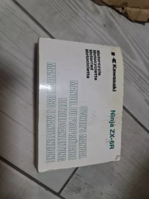 Libretto Uso E Manutenzione Kawasaki Ninja Zx-6R 636 C IT DE FR GB