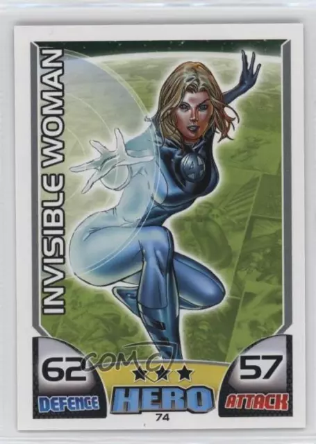 2011 Topps Hero Attax Marvel Invisible Woman #74 1i3