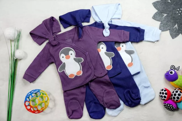 Jungen Babykleidung Bub 13 Stück Zubehörteile Paket 0-3 Monate 100% Baumwolle