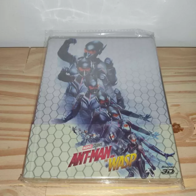 Ant-Man and the Wasp 3D STEELBOOK [Blu-Ray 3D + 2D] - VF NON INCLUSE - NEUF