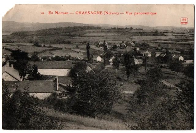 CPA 58 - CHASSAGNE (Nièvre) - 10. Vue panoramique - En Morvan - JC Autun