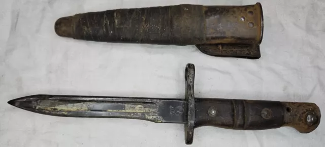 WWI US 1917 World War One Winchester Bayonet  & Scabbard