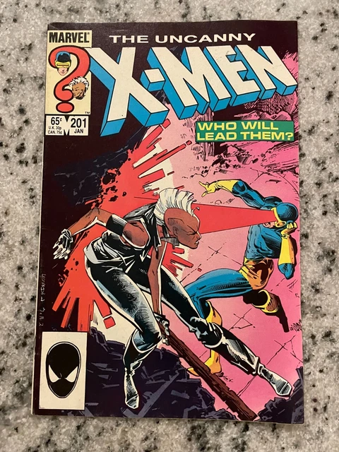 Uncanny X-Men # 201 NM- Marvel Comic Book Wolverine Psylocke Storm Rogue J922