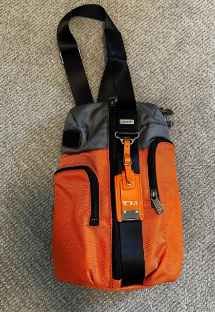 Tumi Alpha Bravo Monterey Sling Bag Orange/Gray
