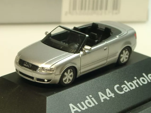 Herpa Audi A4 Cabrio (MJ 02) silber - PC 25754