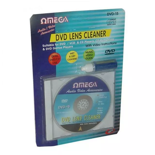 DVD Head Dirt Cleaner Restore Kit Disc Lens Laser + Cleaning fluid 1 Set