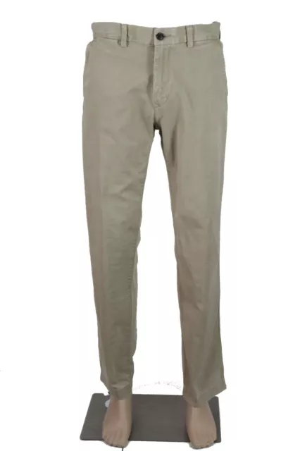 GAP Men's 32 x 34(Actual 33 x 33) Khaki Straight Leg Stretch Pants Chinos GUC