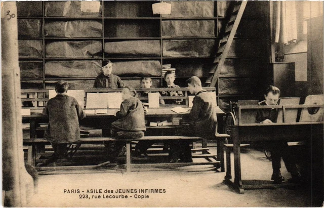 CPA PARIS 15e 223, Rue Lecourbe Asile des Jeunes Infirmes (1249239)