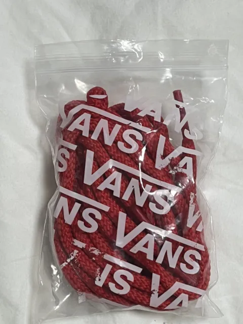 Vans Red Sneakers Replacement Shoe Laces 52” NIP