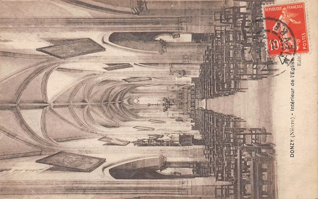 58-DONZY-Interieur de l'Eglise-N 6003-H/0145