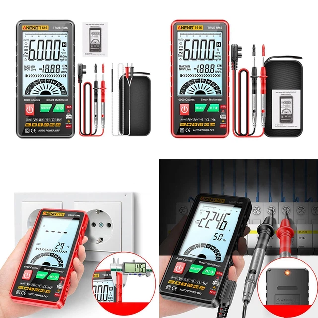 Multimètre numérique portable haute précision mesure avec précision écran