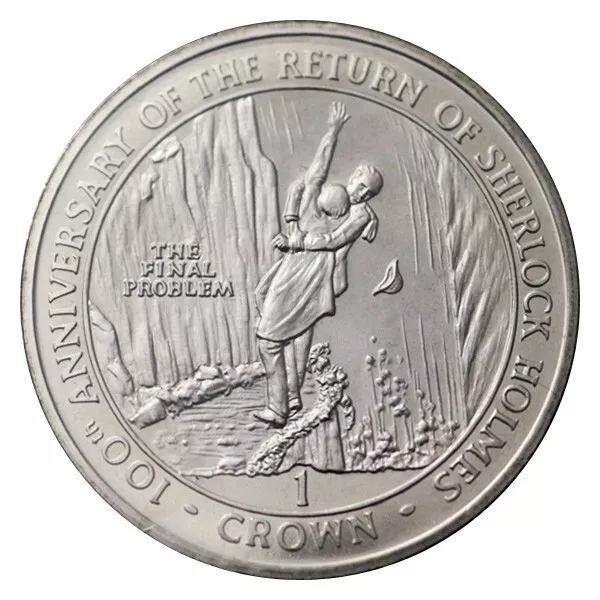 Gibraltar 1 Crown Km 292 Return Sherlock Holmes Final Problem 1994 Bunc