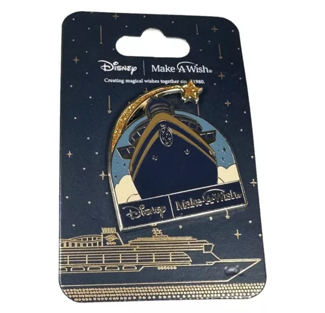 2022 Disney Cruise Line DCL Disney Wish Make-A-Wish Sailing Ship Pin