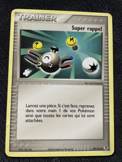 Super Rappel Unco - Pokemon 99/112 Ex Rouge Feu Vert Feuille Bloc Ex Fr