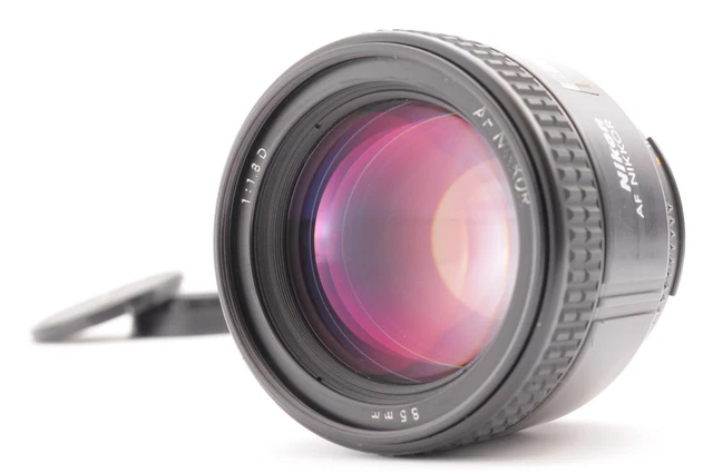 **NEAR MINT** Nikon AF NIkkor 85mm f/1.8 D Portrait Prime Lens w/Caps From Japan