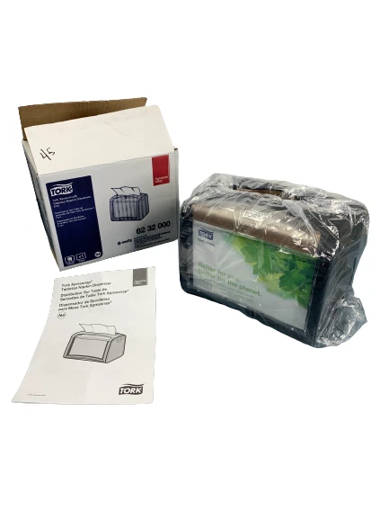 Restaurant Napkin Dispenser Tork Xpressnap Tabletop N4 Black New in Open Box