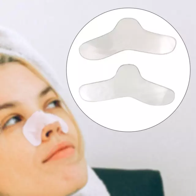 2Pc Nasal Pad CPAP Nose Gel Pads Sleep Apnea  Comfort Pad Peut être Coupé