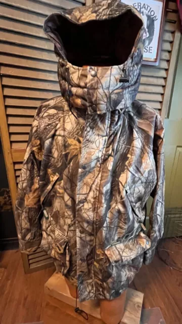 Remington Men's Real Tree Camo Hood Jacket M 100% $ Goes to Maine Vets Outdoors