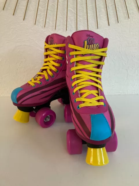 Ancienne PAIRE de PATINS CHAUSSURES À ROULETTES HOLY T10 DÉCO USA Roller  Skates