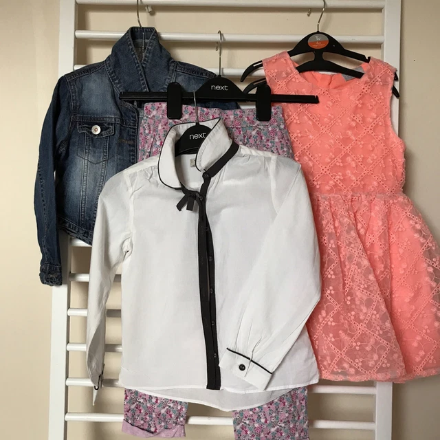 next Matalan girls clothing bundle jacket dress age 5-6