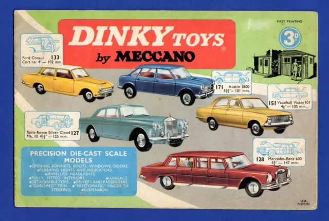 Dinky Toys 1St Printing December 1964 Full Colour Catalogue With Price List