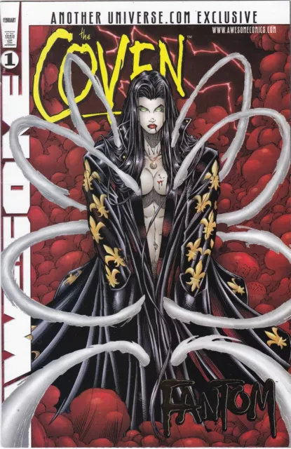 The Coven Fantom Special #1 1998 Awesome Another Universe.com Variant Vf/Nm