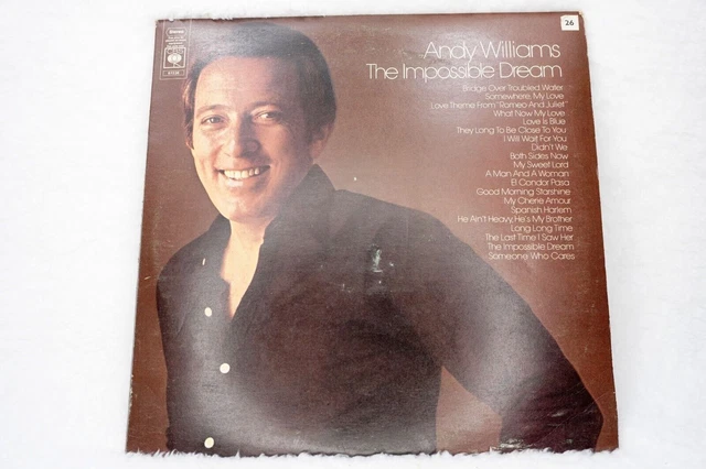 ANDY WILLIAMS - The Impossible Dream Vinyl EUR 15,18 - PicClick IT