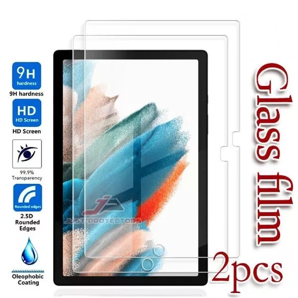 2x For Samsung Galaxy Tab A8 A7 Lite A 8.0 10.1" Tempered Glass Screen Protector