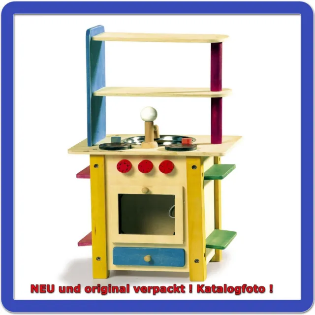 Small foot Spielküche, Holz mit Spüle Waschmaschine Herd Backofen Regal NEU