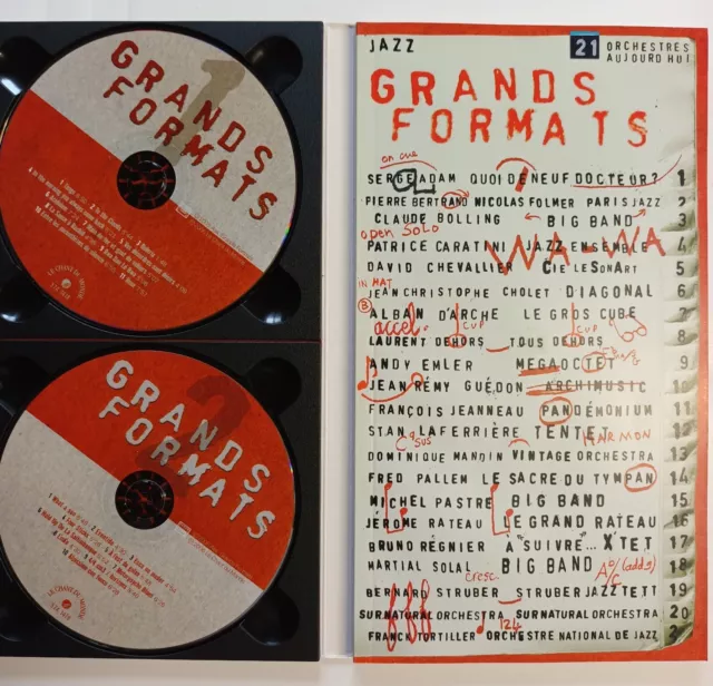 JAZZ GRANDS FORMATS  coffret long box 2 cd Le Chant du Monde 2