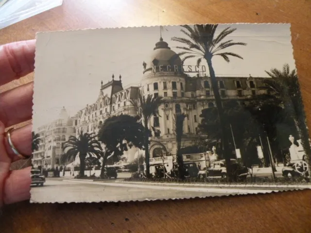 Hotel Negresco La Promenade Anglais Vtg Postcard Postage France Nice