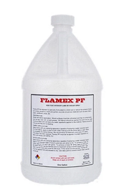 Fire Retardant Spray For Fabric - Odorless and Non Toxic - One Gallon