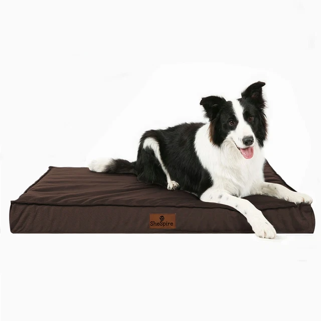 Coffee Orthopedic Foam X-Large Dog Bed Pet Mat w/ Removable Oxford Cooling Cover