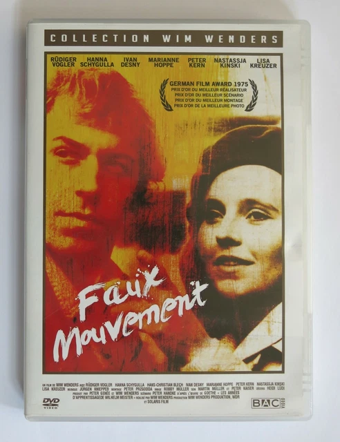 FAUX MOUVEMENT, Wim Wenders, Rudiger Vogler, Hanna Schygulla, Ivan Desny, DVD