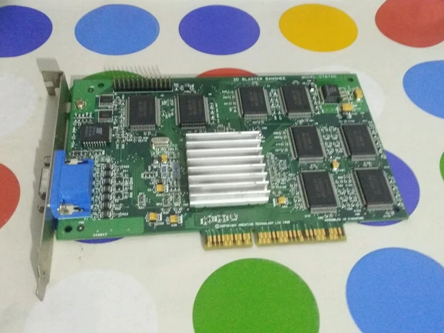 【希少】3D Blaster Banshee CT6750 AGP ビデオカード 希少】3D Blaster Banshee CT6750 AGP ビデオカード