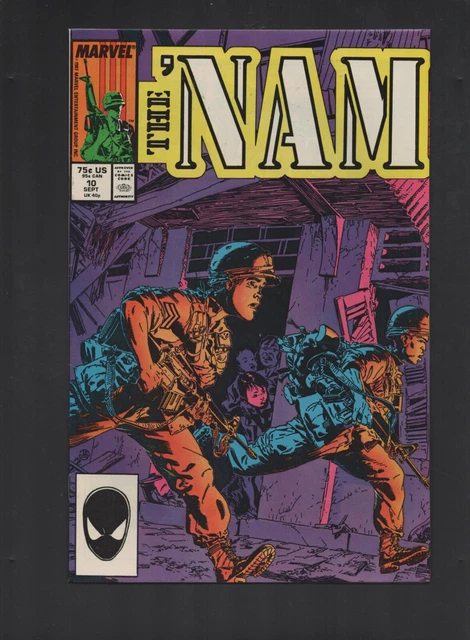 Marvel Comics The 'Nam September 1987 VOL# 1 NO# 10 Comic Book Comicbook 8