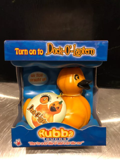Ducksin, a real saint Rubba Duck Rubber Duck Devil Satan Hell Halloween NIB