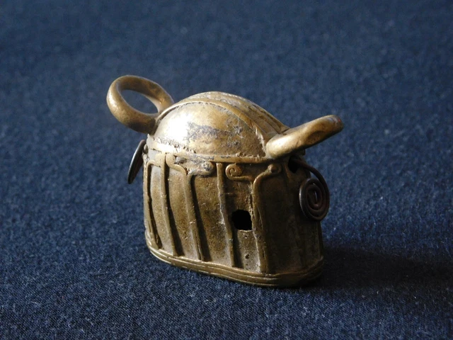 Original Best Antiques Burmese Bronze Water Buffalo Bell