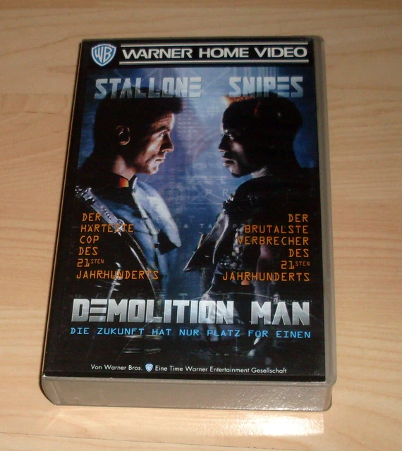 VHS FILM Demolition Man Sylvester Stallone Wesley Snipes 