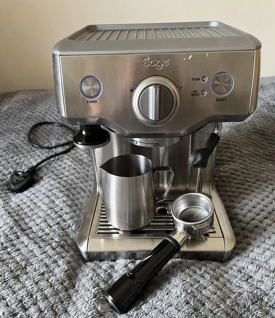 SAGE COFFEE MACHINE Duo Temp Pro Espresso Machine Used No water