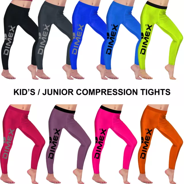 Leggings Staffa Ragazze Bambini Bambini Danza Ginnastica Yoga Nylon Lycra Dimex