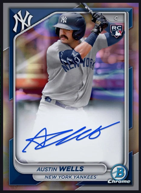 TOPPS 2024 AUSTIN WELLS きこん RC AUTO /150