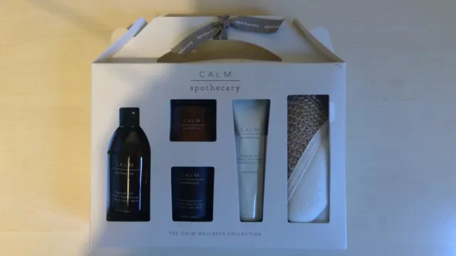 M&S Apothecary Calm 5 piece gift set, The Calm Wellness Collection BBE 6/26