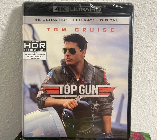 TOP GUN (4K UHD + Bluray + Digital) New Sealed Tom Cruise 15.80