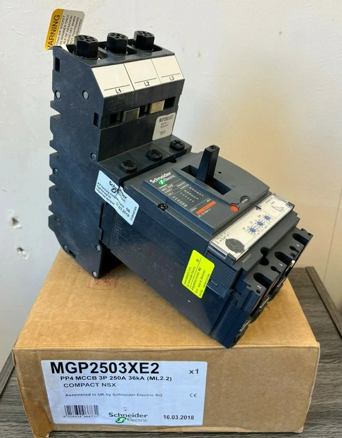SCHNEIDER MGP2503XE2 250AMP 3 Pole Panelboard Mccb Compact Nsx250F ...
