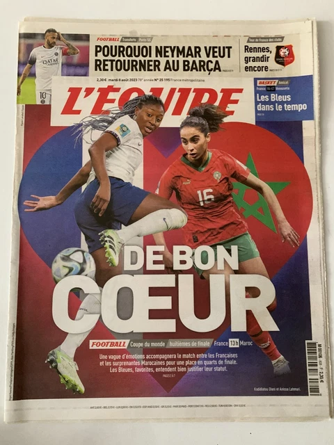 L'EQUIPE - La une du journal L'Équipe du mardi 29 avril