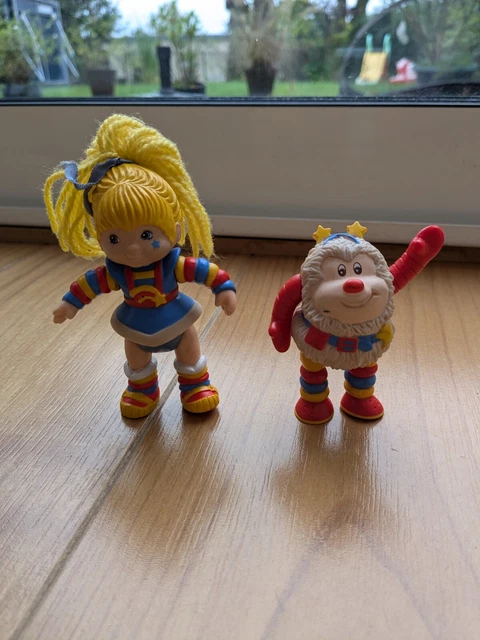 Poupée Rainbow Brite - Blondine Et Pti Malin, Mattel, Plastique, Neuve